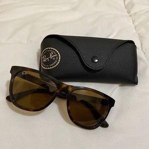 Ray bans glasses and case